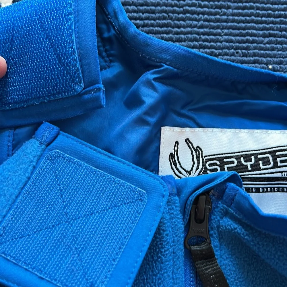 Blue Boys Spyder Expedition Ski Bib Size 5 - Picture 4 of 8